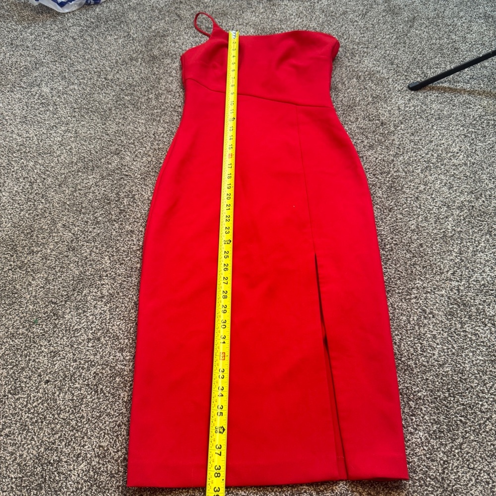 LIKELY Cassidy Red One Shoulder Bodycon Dress Size 2 NWT $198 Cocktail - Picture 12 of 12